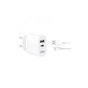 Зарядний пристрій XO L97 (1Type-C/1USB/2.4A) + USB - MicroUSB White (XO-L97-MC) - зменшене зображення 5
