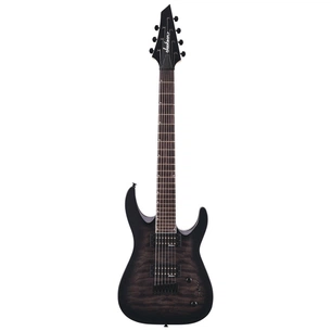 Електрогітара Jackson Guitars JS22Q-7 DKA Dinky Arch TOP HT Transparent Black Burst (231252) изображение 1