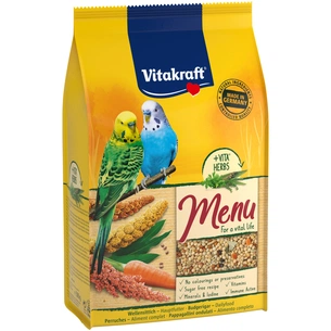 Корм для птахів Vitakraft Menu Vital для хвилястих папуг 500 г (4008239214416) изображение 1