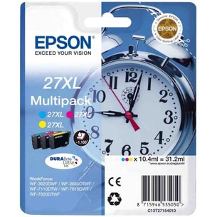 Картридж Epson 27XL WF-7620 Bundle (C,M,Y) XL (C13T27154020/C13T27154022) зображення 1