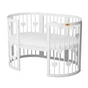 Ліжечко Ingvart SMART BED OVAL з сердечками білий (2349003) - зменшене зображення 3