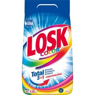 Пральний порошок Losk Color для кольорових речей 2.25 кг (9000101547061) зображення 1