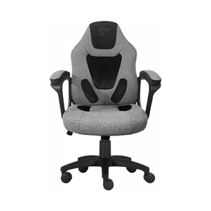 Крісло ігрове GT Racer X-1414 Gray/Black Suede (X-1414 Fabric Gray/Black Suede) зображення 1