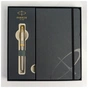 Ручка пір'яна Parker SONNET 17 Stainless Steel GT  FP F + блокнот Parker + подар.упаковка GIFT24 (84 111b24) - зменшене зображення 4