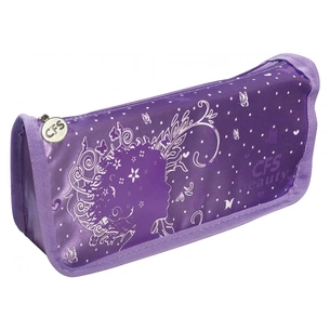 Пенал Cool For School Beauty Girl 1 відділення Фіолетовий (CF85971-02) зображення 1