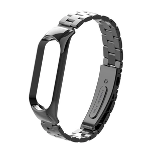 Ремінець до фітнес браслета XoKo Metal Premium Band для Xiaomi Mi band 5 Black (XK-MTL-BK1) зображення 1