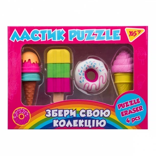Гумка Yes Candy pop, набір 4шт (560544) зображення 1