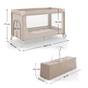 Дитячий манеж Kinderkraft Leody Up Beige (5902533930142) - зменшене зображення 6