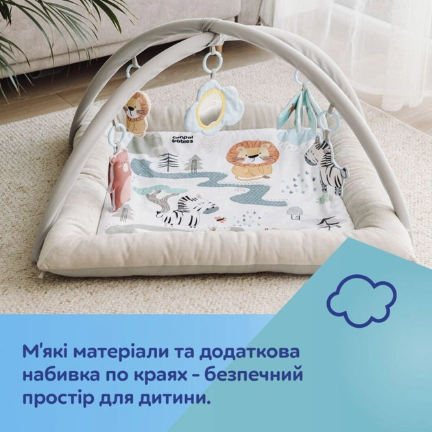 Дитячий килимок Canpol 0 Safari - бежевий (81/101) - picture 9