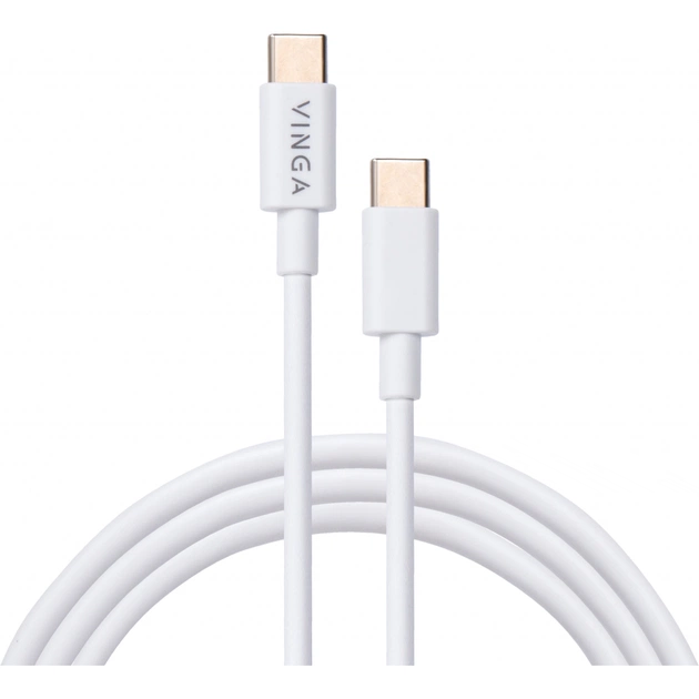 Дата кабель USB-C to USB-C 1.0m 45W PVC Vinga (VCPCTC45W) - изображение 1