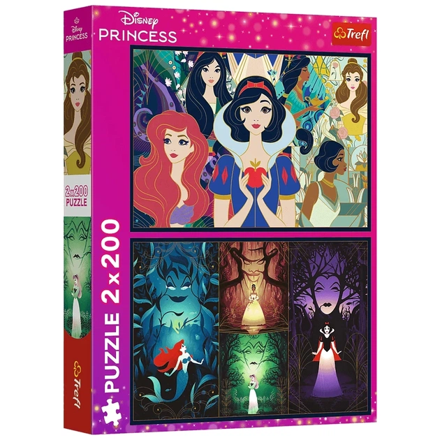 Пазл Trefl Princess Волшебные принцессы 2х200 элементов (5900511133172) - изображение 1