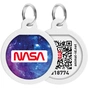 Адресник для тварин WAUDOG Smart ID з QR паспортом "NASA21", коло 25 мм (0625-0148) - уменьшенное изображение 1