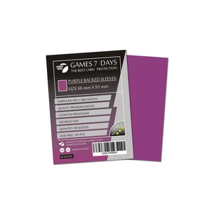 Протектор для карт Games 7 Days 66 х 91 мм, MTG, 80 шт Purple (PREMIUM) (GSD-PR6691) зображення 1