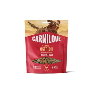 Лакомство для собак Carnilove Crunchy Snack Ostrich with Blackberries 200 г (8595602582587) изображение 1
