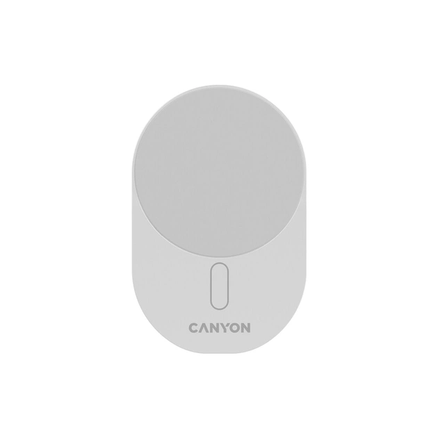 Универсальный автодержатель Canyon OnGrip 105 15W Qi2 Wireless White (CNS-CCH105W) - изображение 1