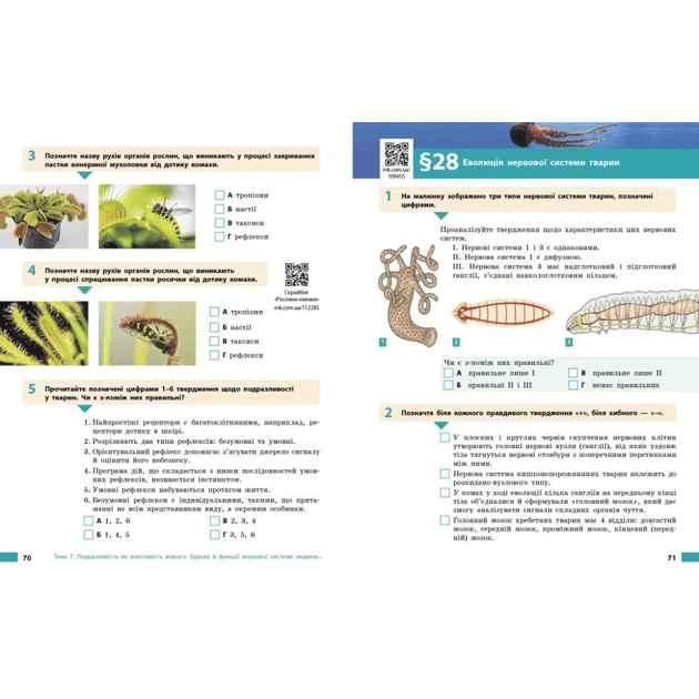 Робочий зошит Біологія. Для 8 класу ЗЗСО - О.В. Тагліна, А.М. Самойлов, Л.В. Довгаль Ранок (9786170998200) - picture 9