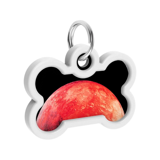 Адресник для тварин WAUDOG Smart ID з QR паспортом "Марс", кістка 40х28 мм (231-4031) - picture 4