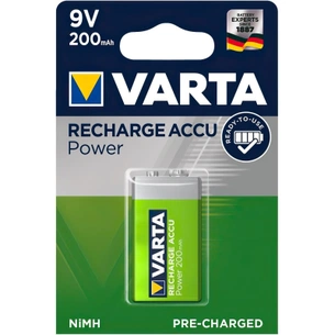 Акумулятор Varta Крона Power Accu 6F22 9V 200m (56722101401) зображення 1