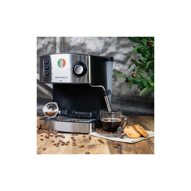 Ріжкова кавоварка еспресо Grunhelm GEC15 - picture 12