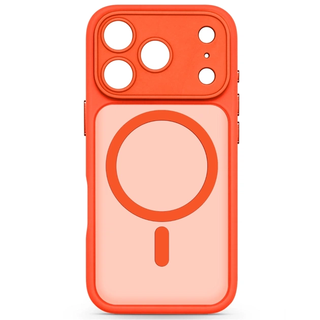 Чохол до мобільного телефона Armorstandart Lush MagCase Apple iPhone 17 Pro Orange (ARM87492) - зображення 1