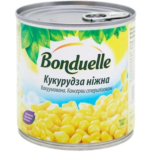 Овочева консервація Bonduelle Кукурудза ніжна вакуумована 340 г (3083680002875) picture 1