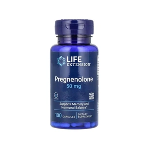 Вітамінно-мінеральний комплекс Life Extension Прегненолон, Pregnenolone, 100 капсул (LEX-30210) зображення 1