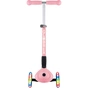 Самокат Globber Junior Foldable Lights до 50 кг 2+ Пастельно-рожевий з квітами (433-210) - зменшене зображення 3