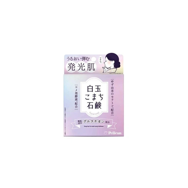 Твердое мыло Pelican Face Soap Для лица с глутатионом 80 г (4976631481784) - изображение 1