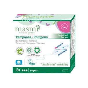 Тампони Masmi Super без аплікатора 18 шт. (8432984000523) изображение 1