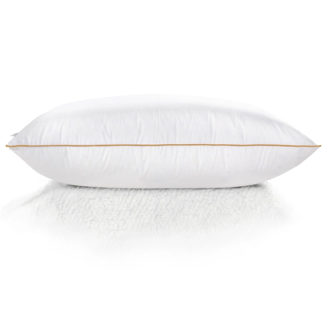 Подушка MirSon пуховая Hand Made De Luxe White 904 средняя 60x60 (2200000555724) - изображение 1