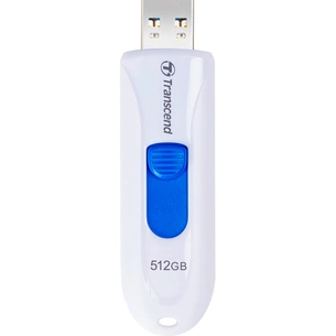 USB флеш накопичувач Transcend 512GB JetFlash 790 White USB 3.1 (TS512GJF790W) зображення 1
