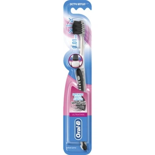 Зубна щітка Oral-B UltraThin Дбайлива турбота про ясна Чорний чай екстра м'яка (3014260095956) зображення 1