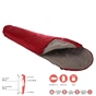 Спальний мішок Grand Canyon Whistler 190 13°C Red Dahlia Left (340001) (DAS303319) - preview 9