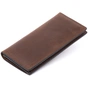 Гаманець Grande Pelle На магнітній кнопці Шоколадний (11314) - зменшене зображення 2