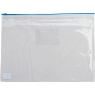 Папка на блискавці Buromax А4, plastic zipper blue (BM.3946-02) зображення 1