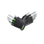 Рукавички для фітнесу MadMax MFG-251 Rainbow Green L (MFG-251-Green_L) - зменшене зображення 1