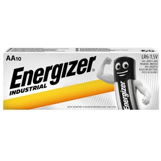 Батарейка Energizer Industrial AA/LR06 10шт - изображение 1