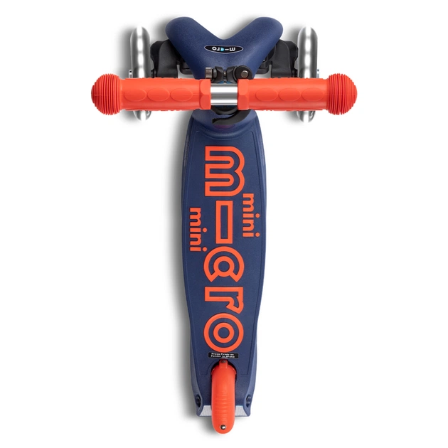 Самокат Micro Mini Deluxe Foldable LED" складний Синій" (MMD196) - изображение 4