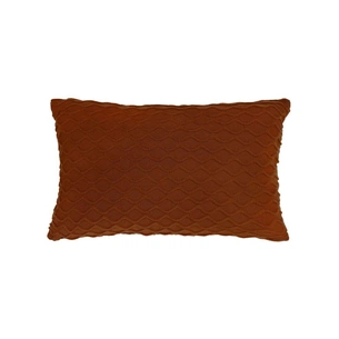 Подушка Прованс декоративна в'язана Хвиля цегляна 30х45 (4823093436862) зображення 1