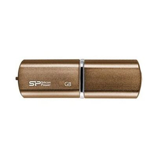 USB флеш накопичувач Silicon Power 4Gb LuxMini 720 bronze (SP004GBUF2720V1Z) - изображение 1