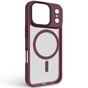 Чохол до мобільного телефона Armorstandart Uniq MagCase Apple iPhone 18 Pro / 17 Pro Dark Cherry (ARM92319) - зменшене зображення 1