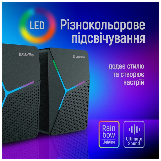 Акустична система ColorWay CW-SPU01BK Black (CW-SPU01BK) - picture 7