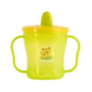 Поїльник-непроливайка Baby Team З ручками і складним носиком 180 мл (4824428050029) зображення 1