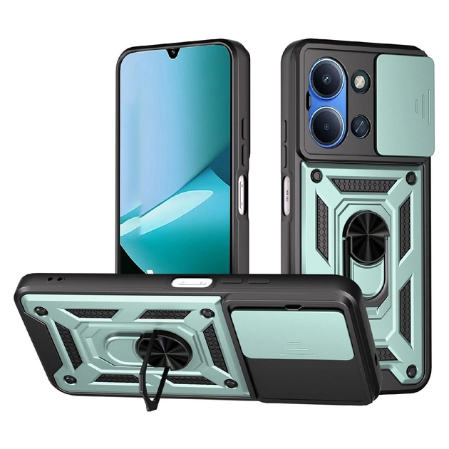 Чохол до мобільного телефона BeCover Military Xiaomi Redmi 15С 5G (173mm) EU Dark Green (713927) - зображення 1