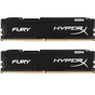 Модуль пам'яті для комп'ютера DDR4 16GB (2x8GB) 2666 MHz HyperX FURY Black Kingston Fury (ex.HyperX) (HX426C16FB2K2/16) - зменшене зображення 1