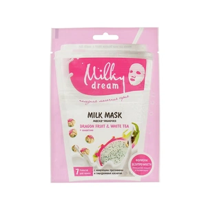 Маска для обличчя Milky Dream тканинна Пітахая і білий чай 20 мл (4820205302480) изображение 1