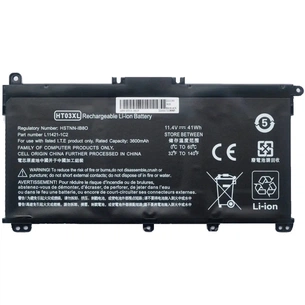 Акумулятор до ноутбука AlSoft HP 250 G7HT03XL, 3600mAh (41Wh), 3cell, 11.4V, Li-ion (A47752) зображення 1