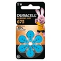 Батарейка Duracell для слухових апаратів розмір 675, 6 шт. в упаковці (5004326) - зменшене зображення 2