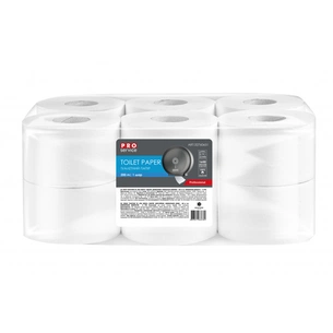 Туалетний папір PRO service Standart для диспенсерів 1-шаровий 200 м 12 рулонів (4823071636796) зображення 1