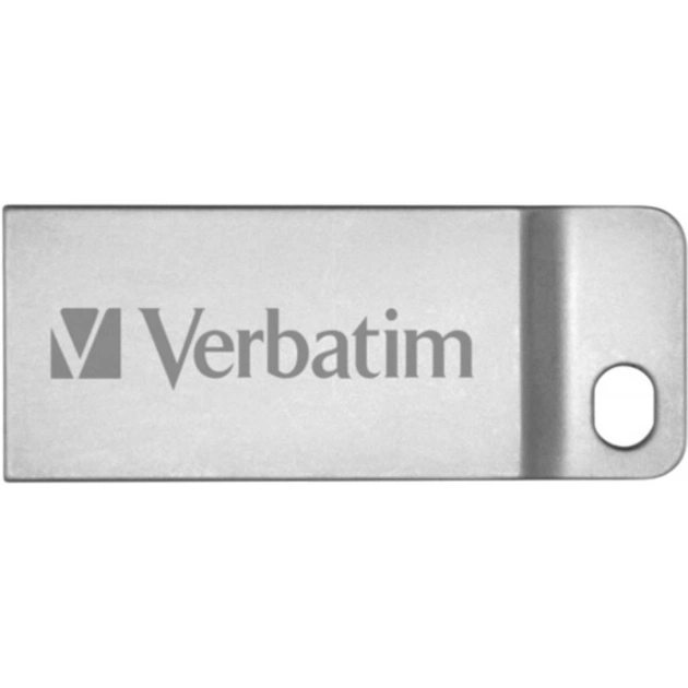 USB флеш накопичувач Verbatim 64GB Metal Executive Silver USB 2.0 (98750) - зображення 1